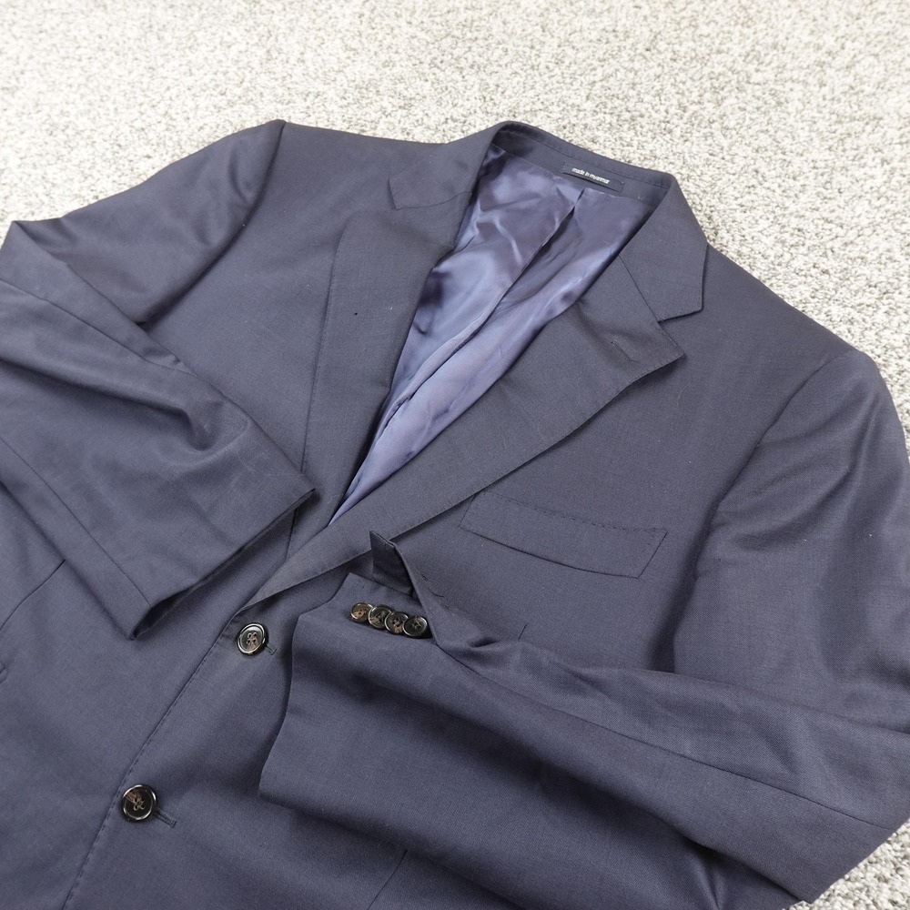 Suitsupply Napoli Blazer Mens 46S Blue Surgeon Cuff Wool Sport Coat Suit Jacket